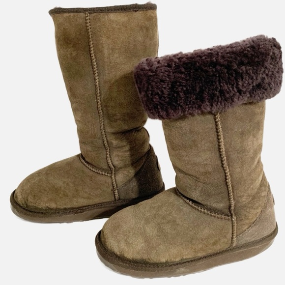 Emu Stinger High Sheepskin and Merino Wool Lined  Boots Chocolate Brown 🤎 - Picture 1 of 14